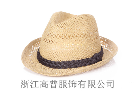 男士爵士帽，樣帽圖由江浙滬帽子工廠提供